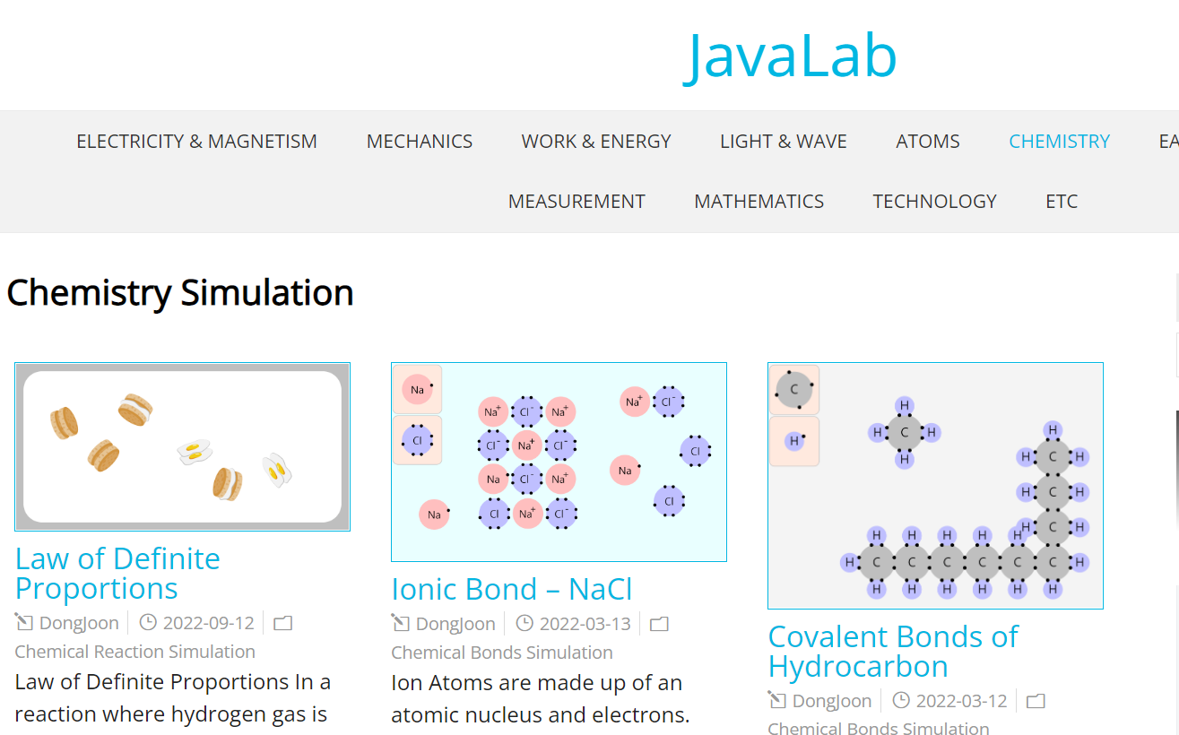 Cover: JavaLab - Simulationen